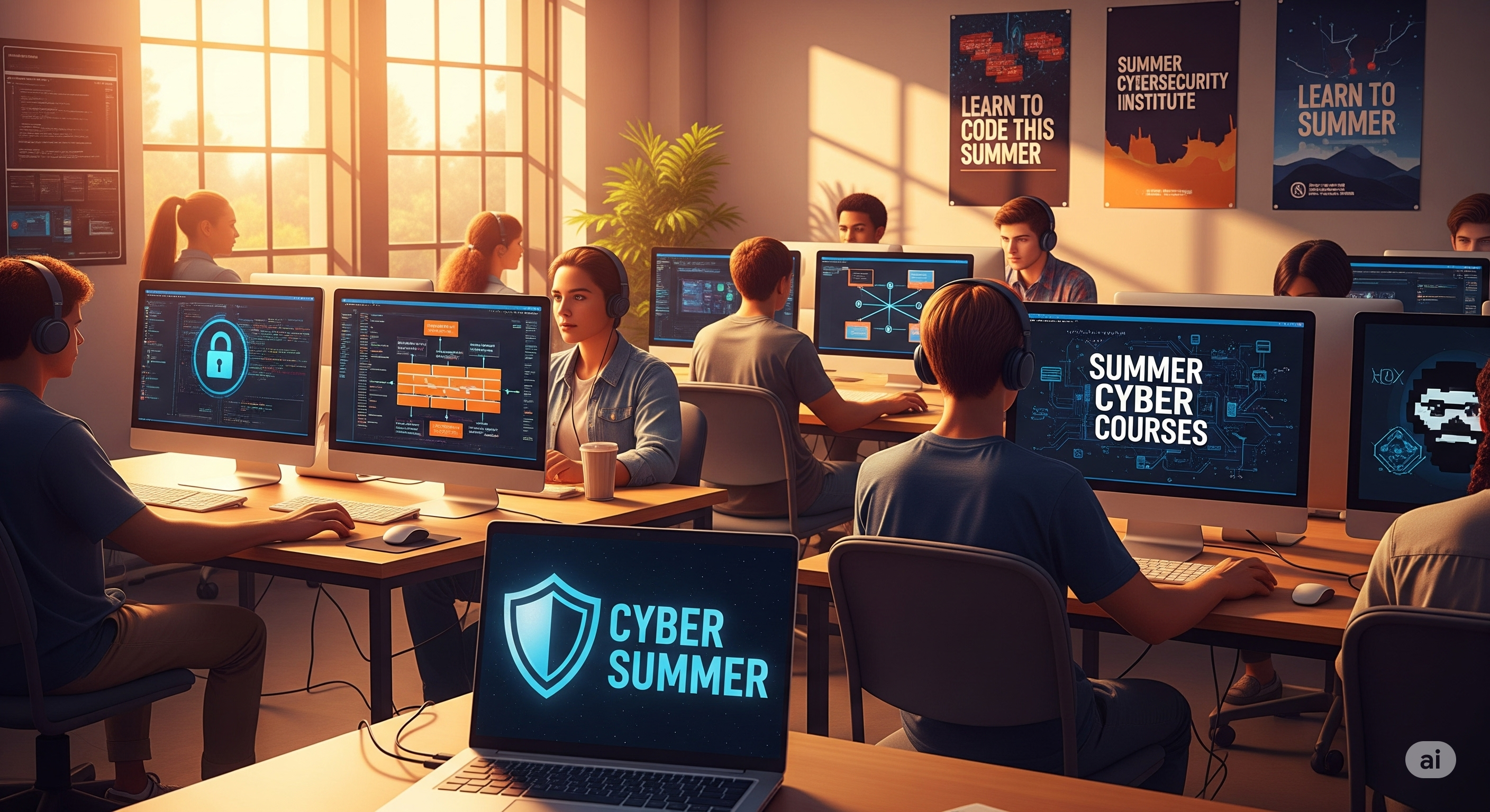 Summer Courses Launched at Cyber Computer Education Center